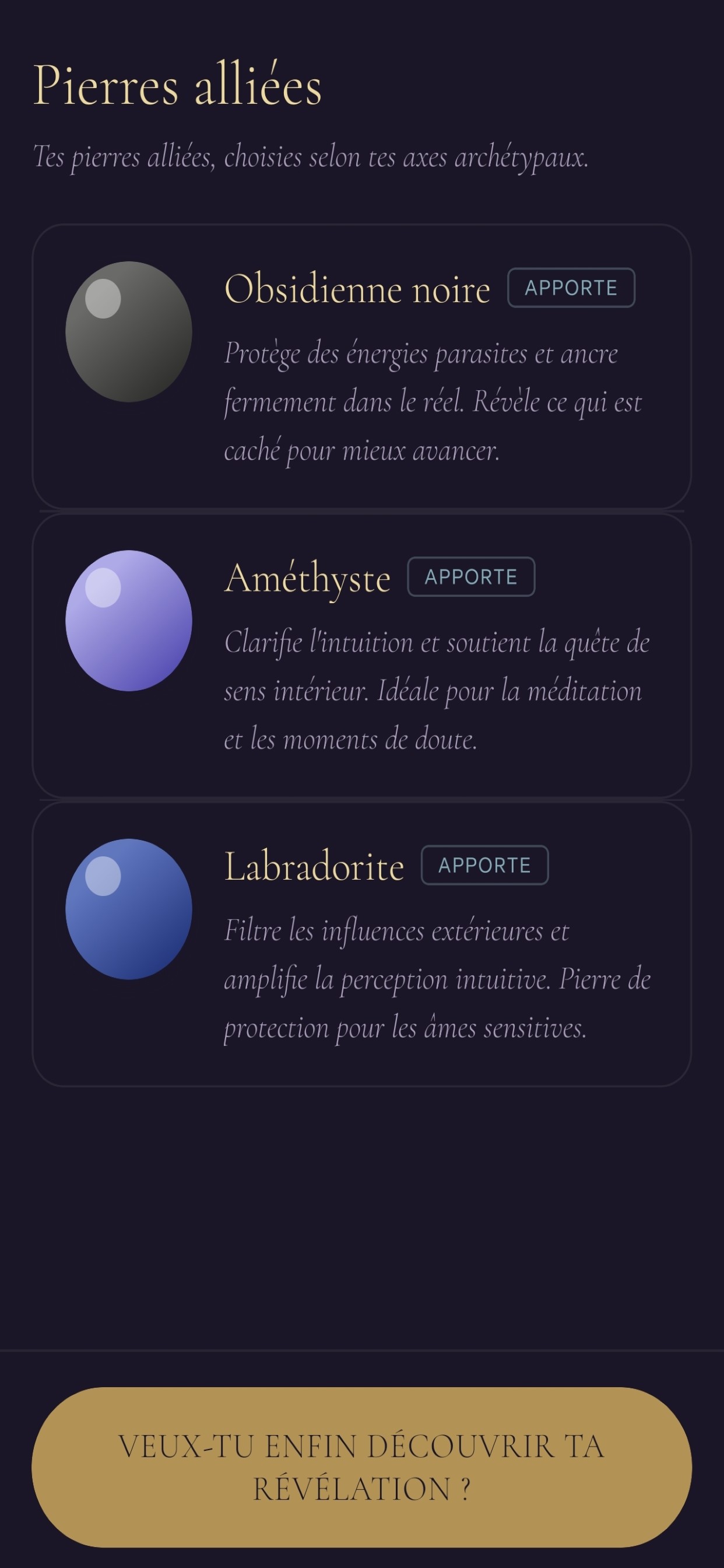 Pierres alliées lithothérapie